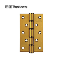 Top solid 202 stainless steel hinge 4 inch 5 inch flat open silent bearing hinge 3MM thickened one pair of two pieces Price