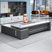 Boss desk President desk Simple modern desk Manager desk Supervisor desk Large desk table and chair combination office furniture