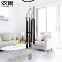 European style fashion music metal matte tube wind bell hanging decoration Home decoration business housewarming birthday gift 42 inch 6 tube