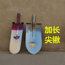 Special shovel for yam digging all-steel digging narrow mud shovel manganese steel tree shovel tool tip extended shovel shovel