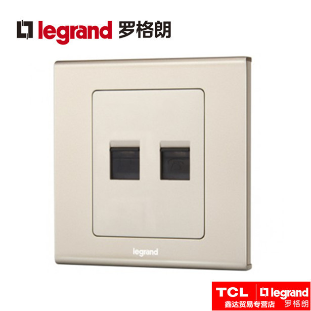 TCL Rogran Switch and Socket Yidian Square Milan King Telephone Computer Network Voice Connecting Socket