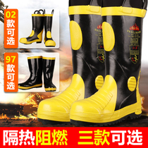 Fire fighting boots special rain shoes protective water shoes high temperature resistance Fire Rescue rescue match light 97 Type 02
