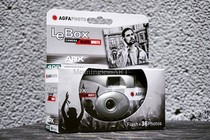 AGFA black and white APX10 disposable film machine 135 disposable flash portable film side-axis point-and-shoot camera