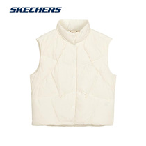 Skechy down vest womens 2021 autumn and winter New sportswear stand collar casual vest horse clip L421W019