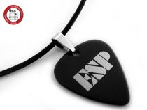  2012 GsusMusic titanium steel metal guitar pick necklace ESP guitar LOGO 