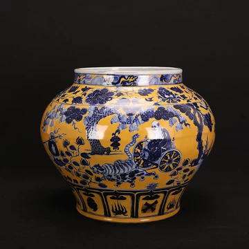 元青花鬼谷子下山罐-元青花鬼谷子下山罐促销价格、元青花鬼谷子