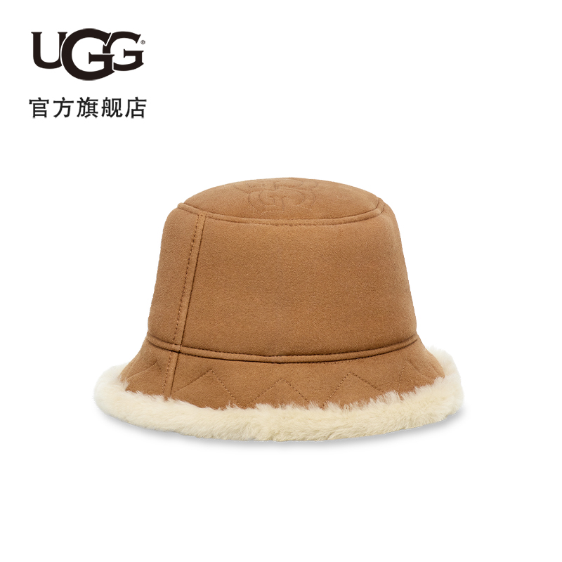 UGG 新しい冬のメンズカジュアルで快適な帽子シンプルな盆地帽子ファッショナブルな漁師の帽子 22620