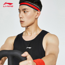 Li Ning Sports Vest Man 2022 New Speed Dry Perspiration Fitness Running Badminton Sleeveless Sweatshirt Artificial back