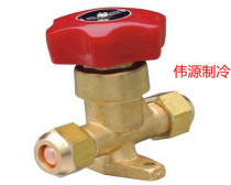 Diaphragm hand valve Air conditioning cold storage refrigeration manual valve Screw Copper straight-through shut-off valve accessories 10 12 16