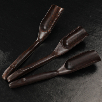 Ebony six gentlemen teaspoon kung fu tea set tea ceremony accessories