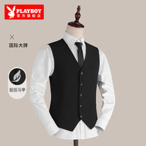 Playboy summer suit horse jacket vest groomsman groom wedding dress mens suit vest mens style