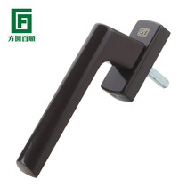 Broken bridge aluminum flat door and window handle square shaft square rod accessories Lock handle Door handle Plastic steel window old-fashioned drive