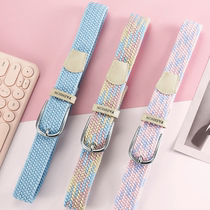 Lady Equestrian Elastic Waistband Teenagers Elastic Silk Daily Training Match Belt 90CM Knight Equipped Girdle