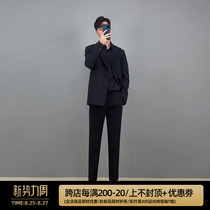  Jacket mens spring and autumn 2021 new light cooked style mens single-breasted small suit single western casual suit mens Korean version