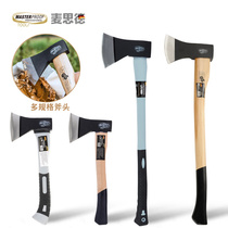 Maxide outdoor axe Multi-function logging axe Woodworking axe Wood cutting axe Wood handle axe Wood chopping axe