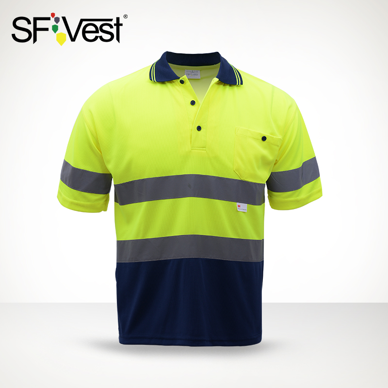 SFVest reflective safety T-shirt 3M anti-ultraviolet breathable fluorescent clothes riding reflective clothes for men and women