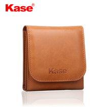 Kase card color round filter protection bag can hold three UV mirror polarizer reducer gradient mirror storage bag portable filter protection bag