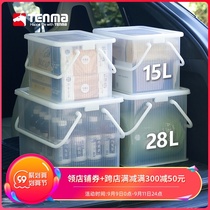 Japan Tianma Co. Ltd. hand-held box picnic basket large car trunk with lid plastic storage box