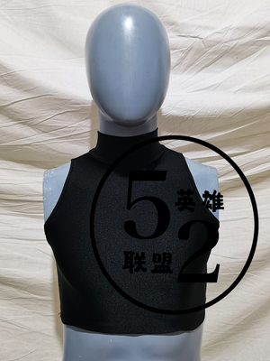 taobao agent Multicoloured brand new black silky elastic vest