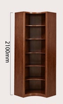 Guangming furniture corner bookcase modern Chinese Elm bookcase combination bookshelf environmental protection shelf corner bookcase