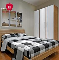Red Apple Furniture Modern Simple Multifunctional Plate Bed Bedroom Furniture Rice Double Bed Incredibly Home