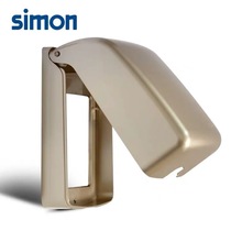 Simon waterproof box universal transparent bathroom toilet socket waterproof cover 86 type splash box switch protective cover