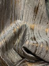 European view soft suit Italian living room dining gray gold fabric