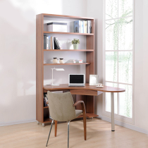 Red apple furniture multi-function bedroom study bookcase bookshelf Computer desk cabinet combination R730-49L