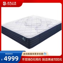 Serta Shuda Blue Silk with mattress Bedroom Care Spine Support Spring Upholstered Home Comfort Elderly Guest Bedroom