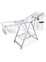 Floor drying rack for clothing