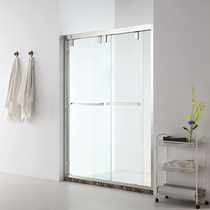 Gold medal bathroom steel Nano-film 200000 times sliding ultra-quiet custom partition 05602 unexpectedly the home