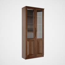 Huali Home Modern Oriental Modern Simple Chinese Combination Bookcase Log Texture Environmentally Friendly Water Paint