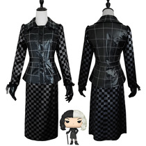 101 Loyal Dog cos villain cosplay Black and White Witch Kuila cosplay Black Set