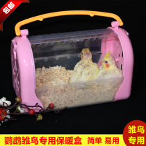 Chicks hand-raised birds half-fur warm box Heating gasket Heating incubator Pet parrot thermostat