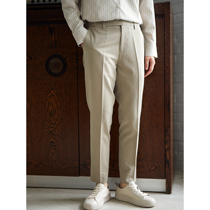 knighttom August Autumn New 2020 Cream Pants Neutral Womens Casual Pants les ankle-length pants