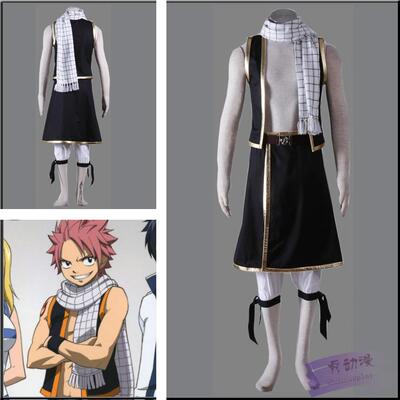 Fairy Tail: Dragon Cry Natsu Dragneel Black Cosplay Shoes