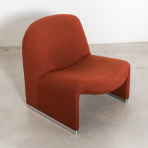 Nordic modern designer FRP M-shaped streamer chair model room Villa living room reception negotiation leisure single chair