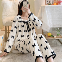 GPNY ~ autumn and winter C place to wear salt sweet ~ thick warm pajamas ladies flannel home clothes