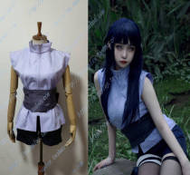 Naruto Animation Ninja After Ten Years cos Hinata cosplay Costume Ends