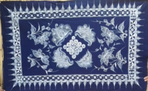 Batik fabric Guizhou batik Danzhai batik grass and wood dyeing plant dyeing Banlangen blue indigo mud dyeing processing OEM