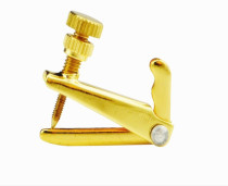 Professional violin fine-tuning 4 4 violin string hook 1 2 (plated gold) model complete