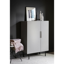 Nordic expression Singapore MIC Studio Italian simple Heim wardrobe side cabinet lockers 2 colors K