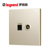 tcl Legrand switch socket panel Shandian Golden phone TV voice cable signal socket 86 type