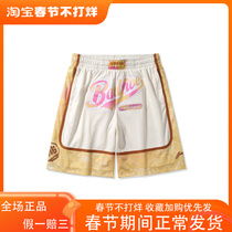 China Li Ning BADFIVE basketball series mens competition pants breathable commuter all-match sports shorts AAPP411