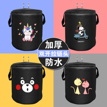 Bicycle basket car basket electric car front basket canvas folding car basket mountain bike basket basket bicycle basket