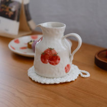 Sichuan Valley Creative Hand Painted Tomatoes Ceramic Cool Kettle Home Large Capacity Hand Plover