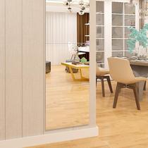 Mirror wall-mounted full-length mirror Dormitory students wear fitting mirror Cloakroom with hangers One-piece rental house full-length mirror