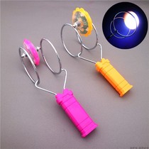 Children's luminous magnetic track magic magic track UU ball circle track magic flying gyro toy