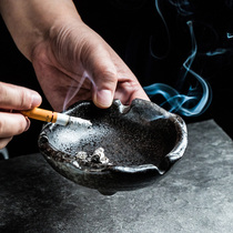 Japanese-style straight ceramic ashtray creative small home living room office Restaurant Hotel irregular cigarette dish