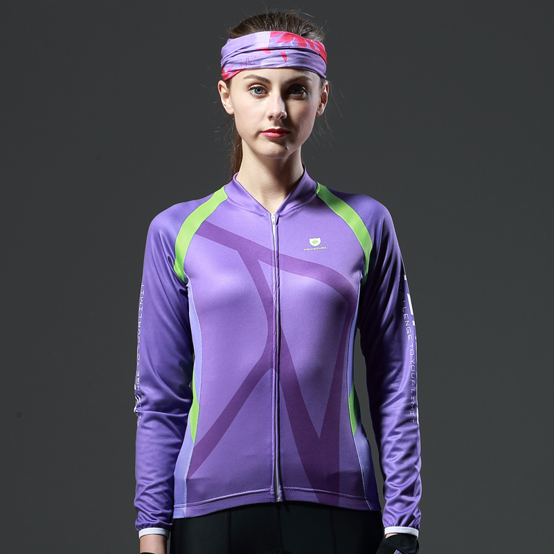FE-NOVEL Summer Long-sleeved Cycling Suit Mountain Highway Bicycle Cycling Suit Women's Leisure Cycling Suit in Spring and Autumn